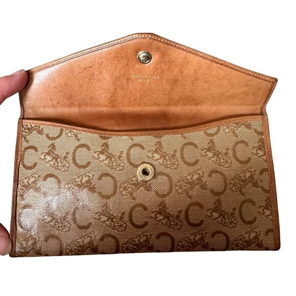 CELINE Horse Carriage C Macadam PVC Long Bifold Wallet Purse - Picture 3 of 16